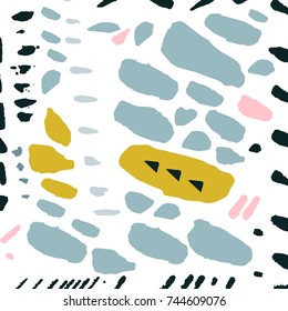 Vector hand drawn abstraction. Texture, background, elements for design.