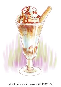 Vector Hand Drawn Beverage