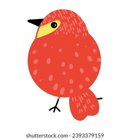 vector hand drawn of bird, vector illustration art