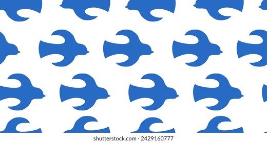 Vector hand drawn birds. Seamless pattern for textile design, wallpaper, stationery, home decor, packaging, background, art and crafts.