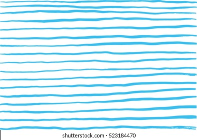 Vector hand drawn blue stripes