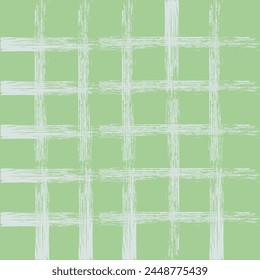 Vector hand drawn brush textured checkered pattern. crayon dry paint geometrical simple texture. Crossing lines. Abstract cute delicate pattern ideal for fabric, textile, wallpaper.