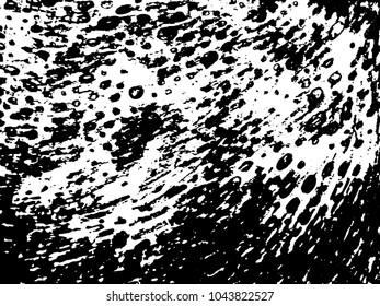Vector hand drawn calligraphic brush stroke monochrome pattern. Black and white style design. Good for poster, fabric print, web page background, birthday card invitation, interior surface texture