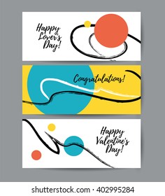 Vector hand drawn card creative card. Artistic pattern. Congratulation holiday card. Invitation design. Valentine day postcard design. Love memory card. Happy birthday party card. 
