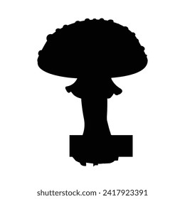 Vector Hand Drawn Cartoon Mushroom with Outline Icon Set Isolated. Mushroom Illustration, Mushrooms Collection. Magic Mushroom Symbol