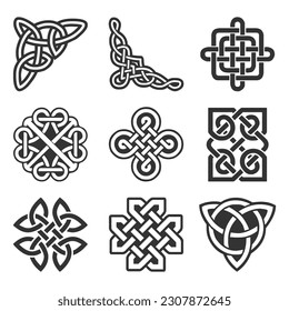 vector hand drawn Celtic borders design