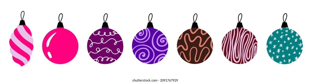 Conjunto floral de verano dibujado a mano en vectores aislado en fondo blanco. Hojas de doodle y flores decorativas. Elementos tropicales de dibujos animados para el diseño de bodas, embalajes, textiles, adornos y tarjetas de felicitación