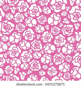 vector hand drawn colorful flowers seamless pattern perfect for wrapping paper, invitations, kitchen tea, paper plates, napkins, stationary, wallpaper, projects, fabric, kitchen apparel and more!