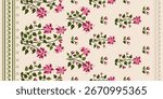Vector Hand drawn colourful geometric flowers Motifs African boho paisley, seamless patterns with floral for fabric Ethnic Indian Pattern, textiles, clothing, wrapping paper, backdrop, banner.
