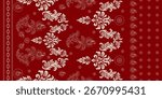 Vector Hand drawn colourful geometric flowers Motifs African boho paisley, seamless patterns with floral for fabric Ethnic Indian Pattern, textiles, clothing, wrapping paper, backdrop, banner.
