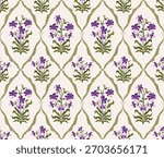 Vector Hand drawn colourful geometric flowers Motifs African boho paisley, seamless patterns with floral for fabric Ethnic Indian Pattern, textiles, clothing, wrapping paper, backdrop, banner.
