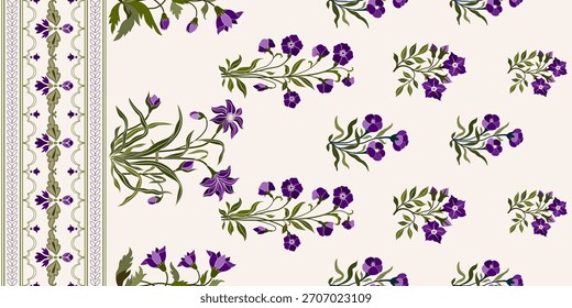 Vector Dibujado a mano de flores geométricas coloridas Motivos boho africano paisley, patrones sin costuras con tela floral para el patrón étnico indio, textiles, ropa, papel de embalaje, telón de fondo, Anuncio.
