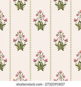 Vector Hand drawn colourful geometric flowers Motifs African boho paisley, seamless patterns with floral for fabric Ethnic Indian Pattern, textiles, clothing, wrapping paper, backdrop, banner.
