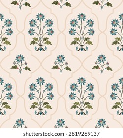 Vector Dibujado mano flores