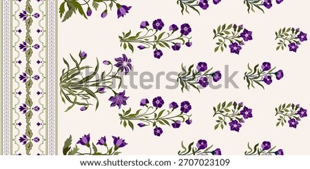 Vector Hand drawn colourful geometric flowers Motifs African boho paisley, seamless patterns with floral for fabric Ethnic Indian Pattern, textiles, clothing, wrapping paper, backdrop, banner.
