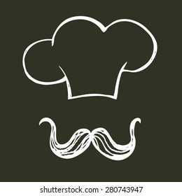 vector hand drawn cooking cap icon