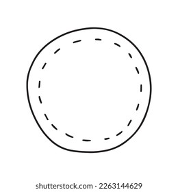 Vector hand drawn cotton pads illustration