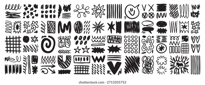 Vector dibujado a mano textura de trazos de crayón para su Anuncio, etiqueta, volante, póster, o diseño de portada, dibujo, doodle, línea de arte, monocromo. Adecuado para pegatinas, logotipos, carteles, envases e imprimibles