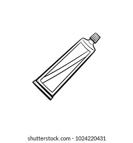 Tube Of Toothpaste Drawing - Lilianaescaner