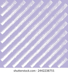 Vector hand drawn cute brush stripespattern. Crayon wax Plaid geometrical simple texture. Crossing lines. Abstract cute delicate pattern ideal for fabric, textile, wallpaper.