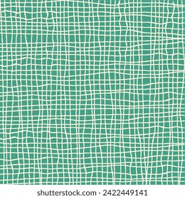 Vector hand drawn cute checkered pattern. messy small Doodle Plaid geometrical simple texture. Crossing lines. Abstract cute delicate pattern ideal for fabric, textile, wallpaper.