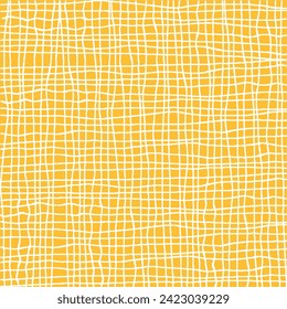 Vector hand drawn cute checkered pattern. messy small Doodle Plaid geometrical simple texture. Crossing lines. Abstract cute delicate pattern ideal for fabric, textile, wallpaper.