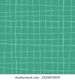Vector hand drawn cute checkered pattern. Doodle Plaid geometrical simple texture. Crossing lines. Abstract cute delicate pattern ideal for fabric, textile, wallpaper.