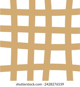 Vector dibujado a mano lindo patrón a cuadros. Doodle a cuadros de textura simple geométrica. Cruzando líneas. Patrón delicado lindo abstracto ideal para la tela, textil, papel pintado.