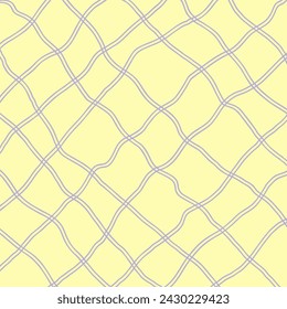 Vector dibujado a mano lindo patrón a cuadros. Doodle a cuadros de textura simple geométrica. Cruzando líneas. Patrón delicado lindo abstracto ideal para la tela, textil, papel pintado.