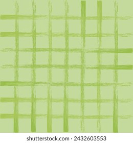 Vector hand drawn cute checkered pattern. Doodle Plaid geometrical simple texture. Crossing lines. Abstract cute delicate pattern ideal for fabric, textile, wallpaper.