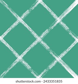 Vector hand drawn cute checkered pattern. Doodle Plaid geometrical simple texture. Crossing lines. Abstract cute delicate pattern ideal for fabric, textile, wallpaper.