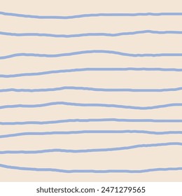 Vector hand drawn cute checkered pattern. Doodle Plaid geometrical simple texture. Crossing lines. Abstract cute delicate pattern ideal for fabric, textile, wallpaper.