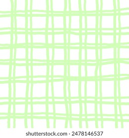 Vector dibujado a mano lindo patrón a cuadros. Doodle a cuadros de textura simple geométrica. Cruzando líneas. Abstractas lindo patrón delicado ideal para tela, textil, Fondo de pantalla.