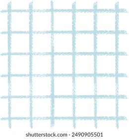 Vector hand drawn cute checkered pattern. Doodle Plaid geometrical simple texture. Crossing lines. Abstract cute delicate pattern ideal for fabric, textile, wallpaper.