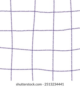 Vector hand drawn cute checkered pattern. Doodle Plaid geometrical simple texture. Crossing lines. Abstract cute delicate pattern ideal for fabric, textile, wallpaper.