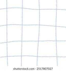 Vector hand drawn cute checkered pattern. Doodle Plaid geometrical simple texture. Crossing lines. Abstract cute delicate pattern ideal for fabric, textile, wallpaper.