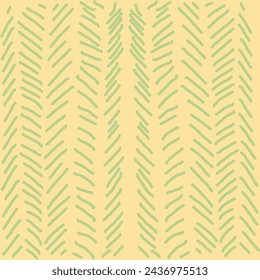 Vektor Hand gezeichnet niedliches Streifenmuster. Doodle Plaid geometrische einfache Pinsel-Textur. Farbige Kreuzungslinien. Abstraktes niedliches zartes Muster, ideal für Stoff, 