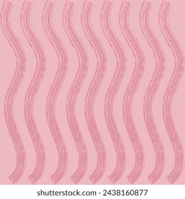 Vector hand drawn cute striped pattern. Doodle Plaid geometrical simple brush texture. Colored Crossing lines. Abstract cute delicate pattern ideal for fabric, 