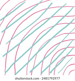 Vector dibujado a mano lindo patrón a rayas. Doodle Tejido geométrico simple textura. líneas desiguales descuidadas. Abstractas lindo patrón delicado ideal para tela, textil, Fondo de pantalla.