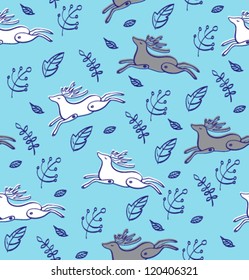 vector  hand drawn decorative pattern