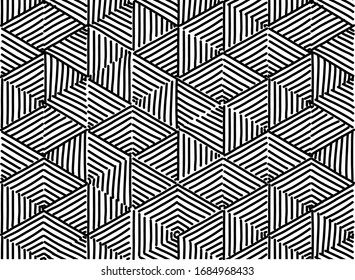 Vector hand drawn digital seamless pattern.