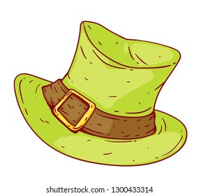 Vector hand drawn doodle illustration of St. Patrick's Day theme . Colored illustration on white background. Can be used for banners, posters, menus, leaflets and ads.