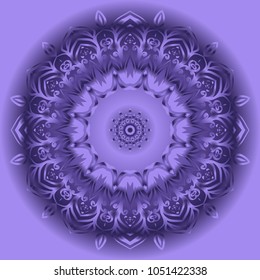 Vector hand drawn doodle mandala. Ethnic ornament. For design