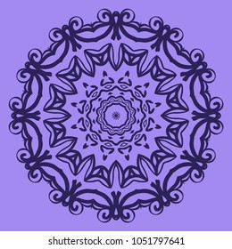 Vector hand drawn doodle mandala. Ethnic ornament. For design