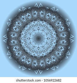 Vector hand drawn doodle mandala. Ethnic ornament. For design