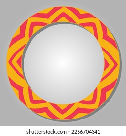 Vector hand drawn doodle mandala.