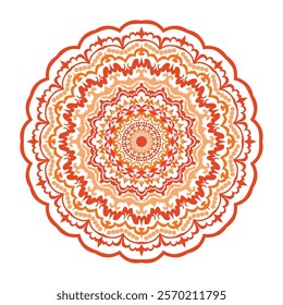 Vector hand drawn doodle mandala