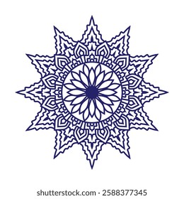 Vector hand drawn doodle mandala