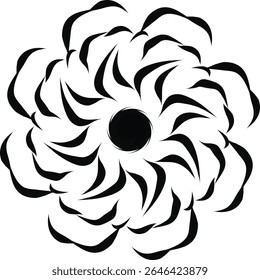 Vector hand drawn doodle mandala