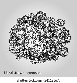 Vector hand drawn doodle ornament